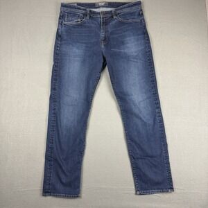 Revtown Jeans Decade Denim Mens 36x32 Blue Automatic Stretch Straight‎ Casual